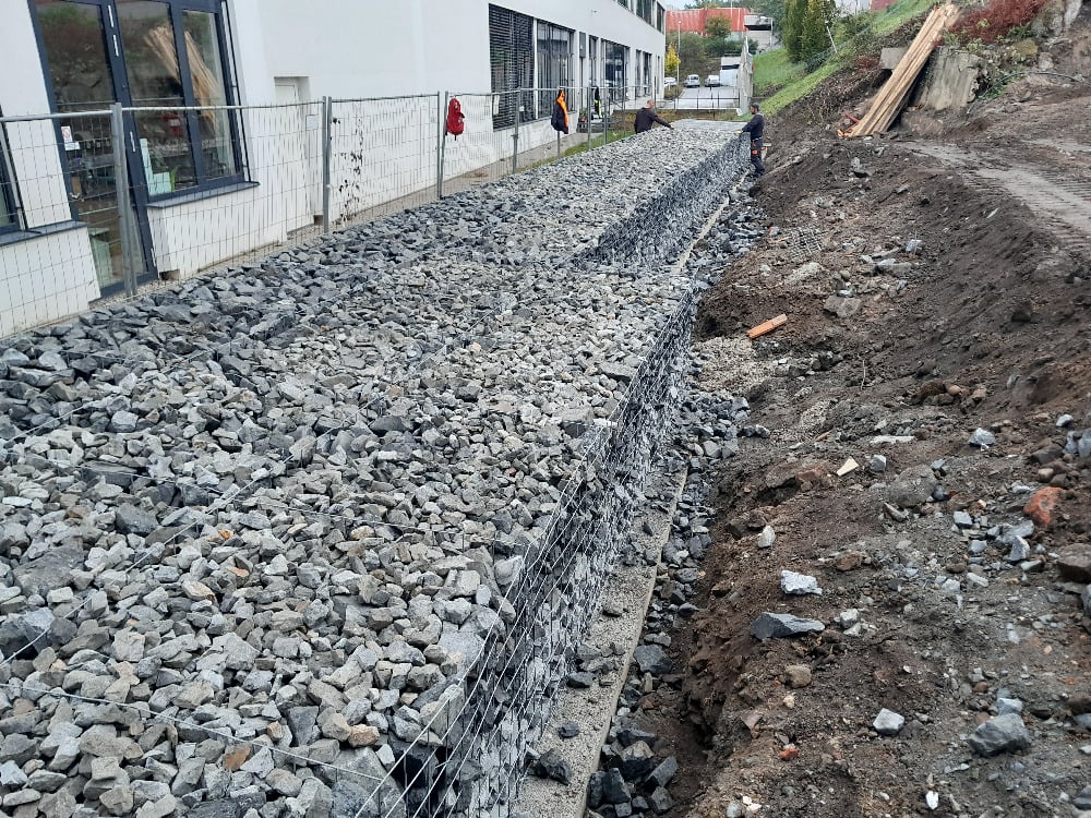 Modřany gabiony